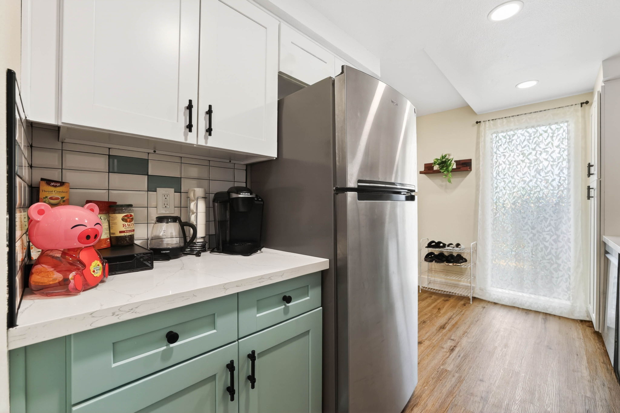 Kitchen and entryway