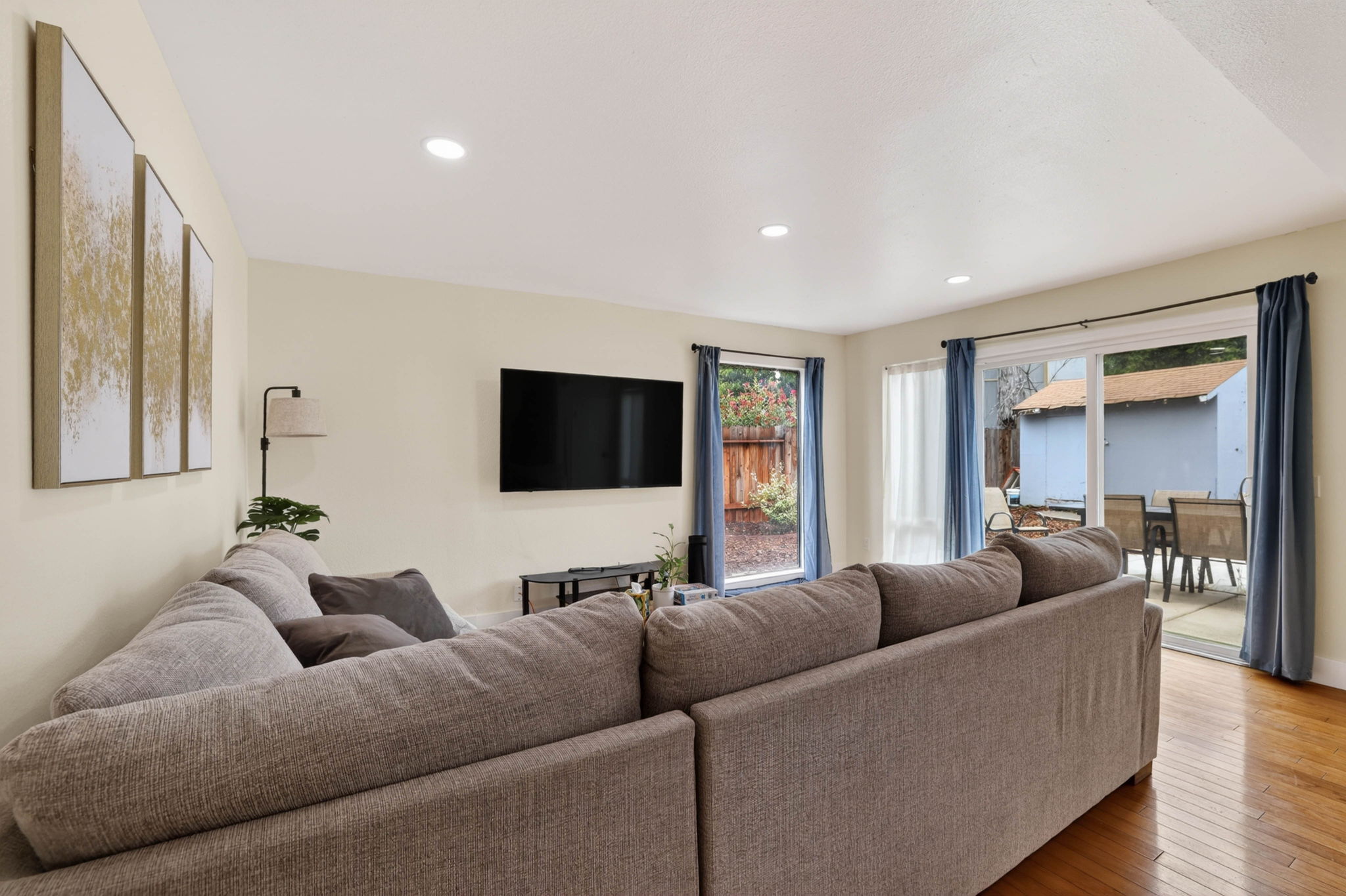 Living room TV area